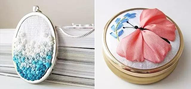 一根针绣花边方法,一根针绣出一个星空