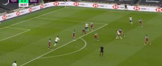 孙兴慜一条龙进球后穆帅反应,孙兴慜2:0曼城