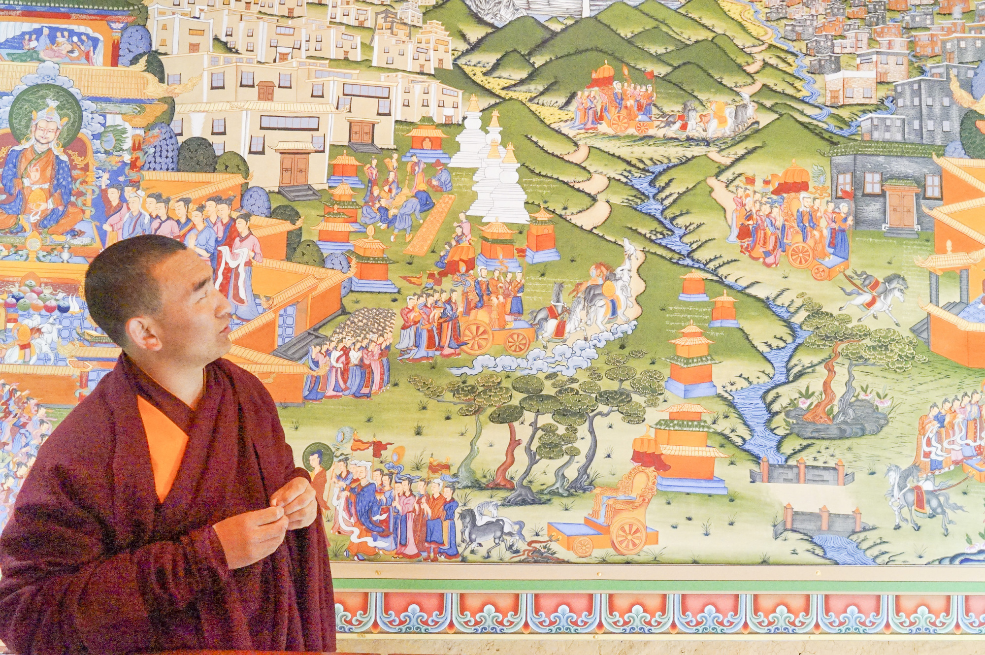 马尔康大藏寺旅游视频,四川马尔康景区