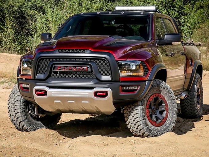 大皮卡道奇公羊和猛禽,道奇皮卡柴油越野视频