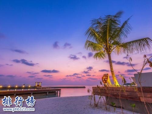 马尔代夫最好的十个岛排名,马尔代夫十大顶级岛