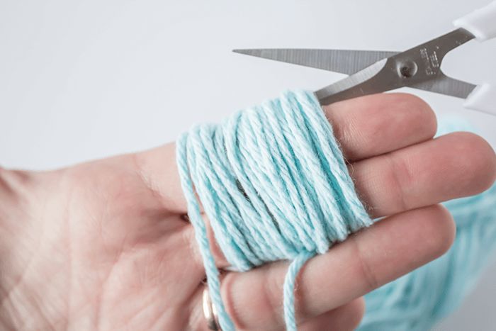 毛线装饰编织教程全过程,毛线编织小饰品简单入门教程