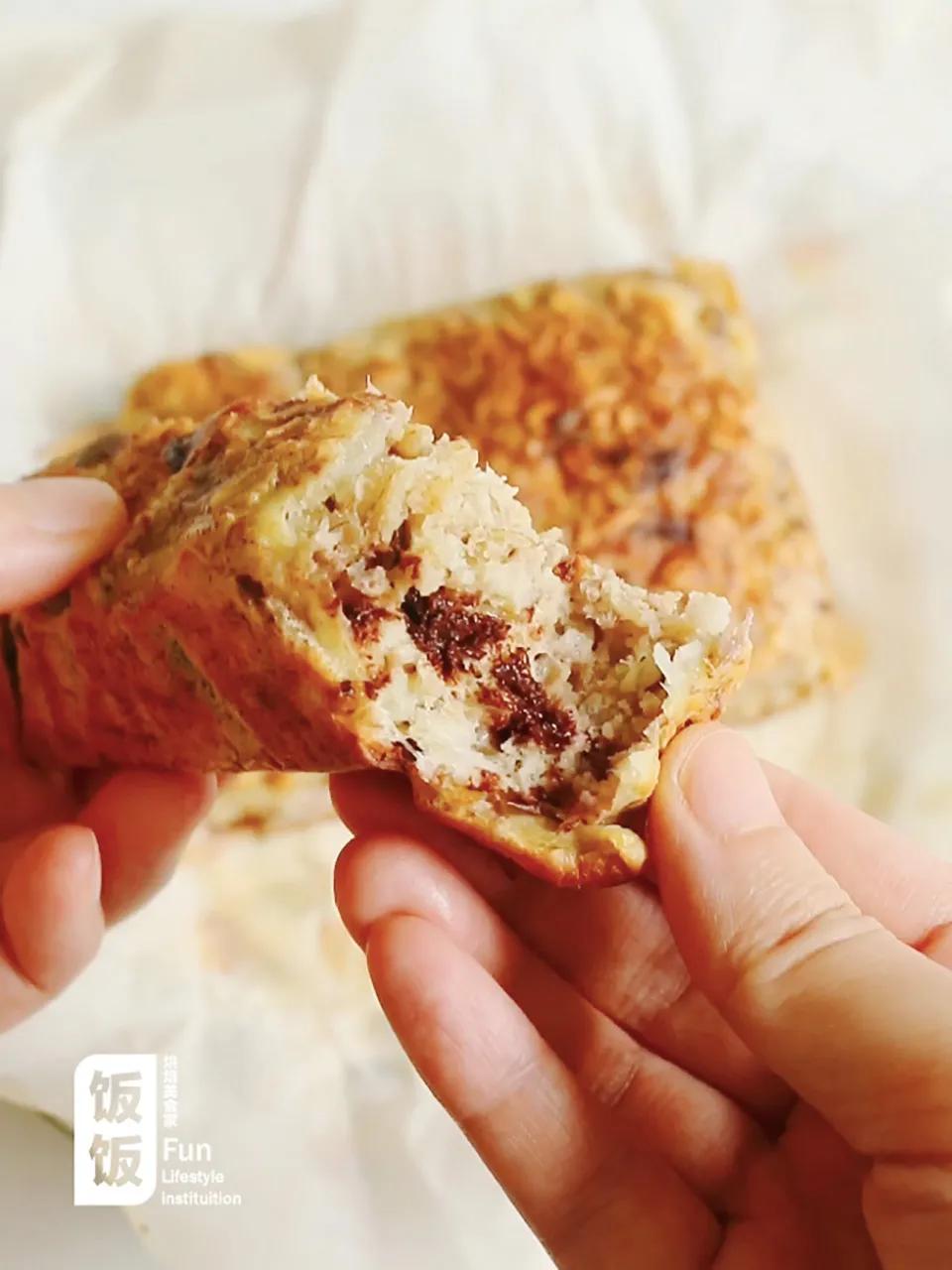 正宗香蕉烤燕麦做法,香蕉巧克力烤燕麦