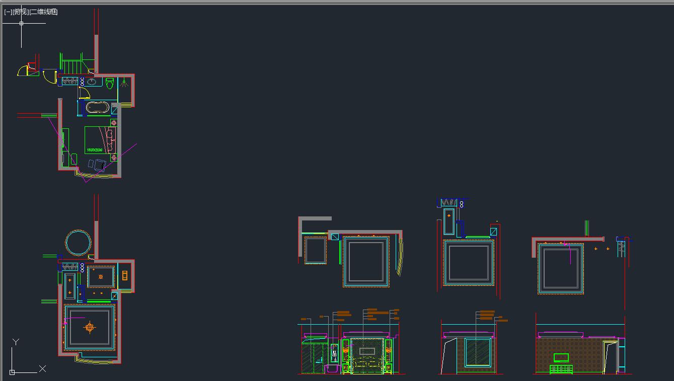室内设计全套cad图纸图片,室内装修设计图cad大全