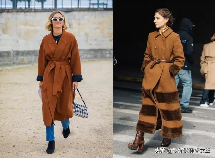 红色长大衣和黑色长大衣哪个好看,小个子穿长大衣怎么搭配好看