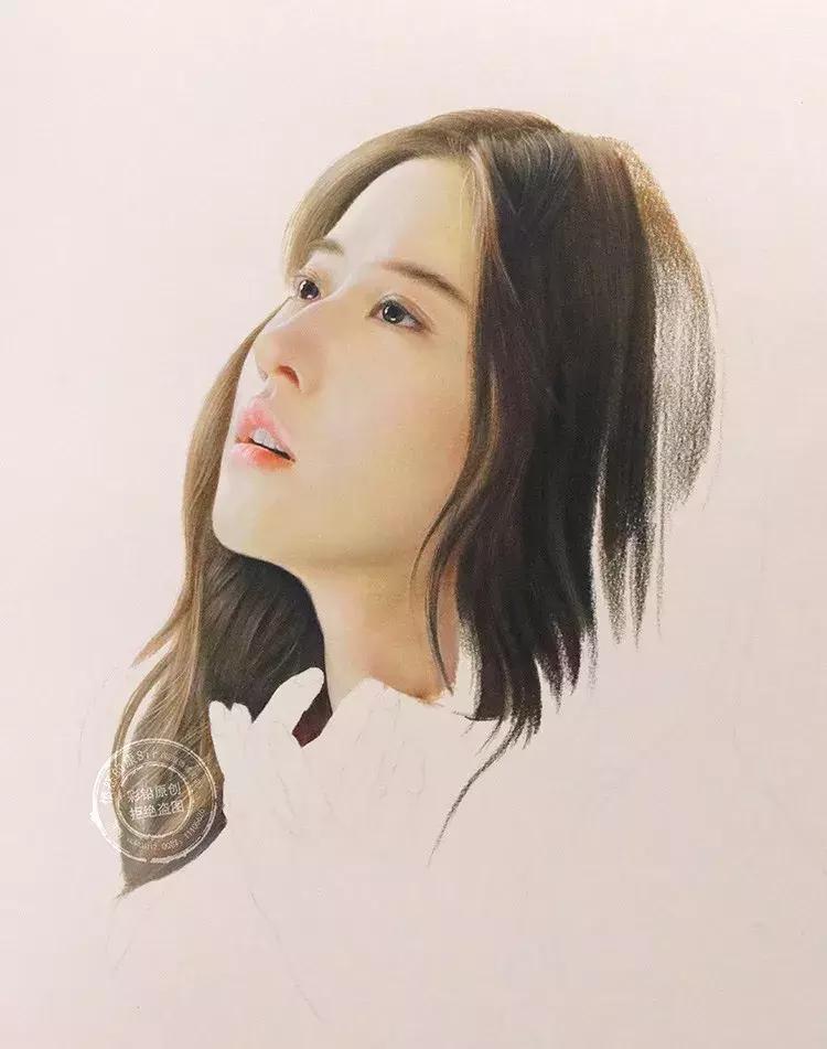 惊艳的彩铅画兔子,惊艳唯美的彩铅画