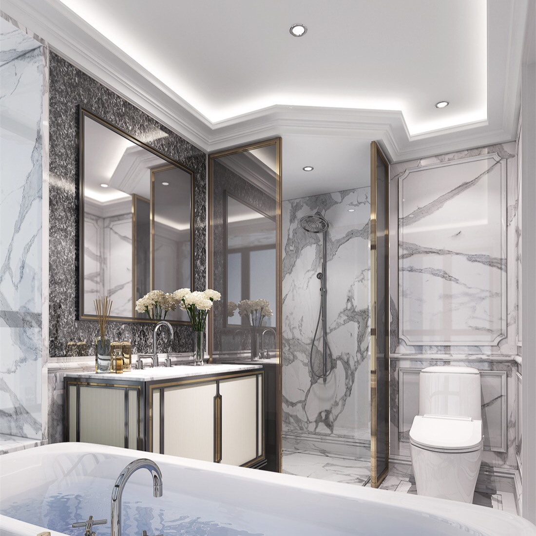 蹲便卫生间设计装修效果图大全,80平方两室一厅卫生间设计效果图