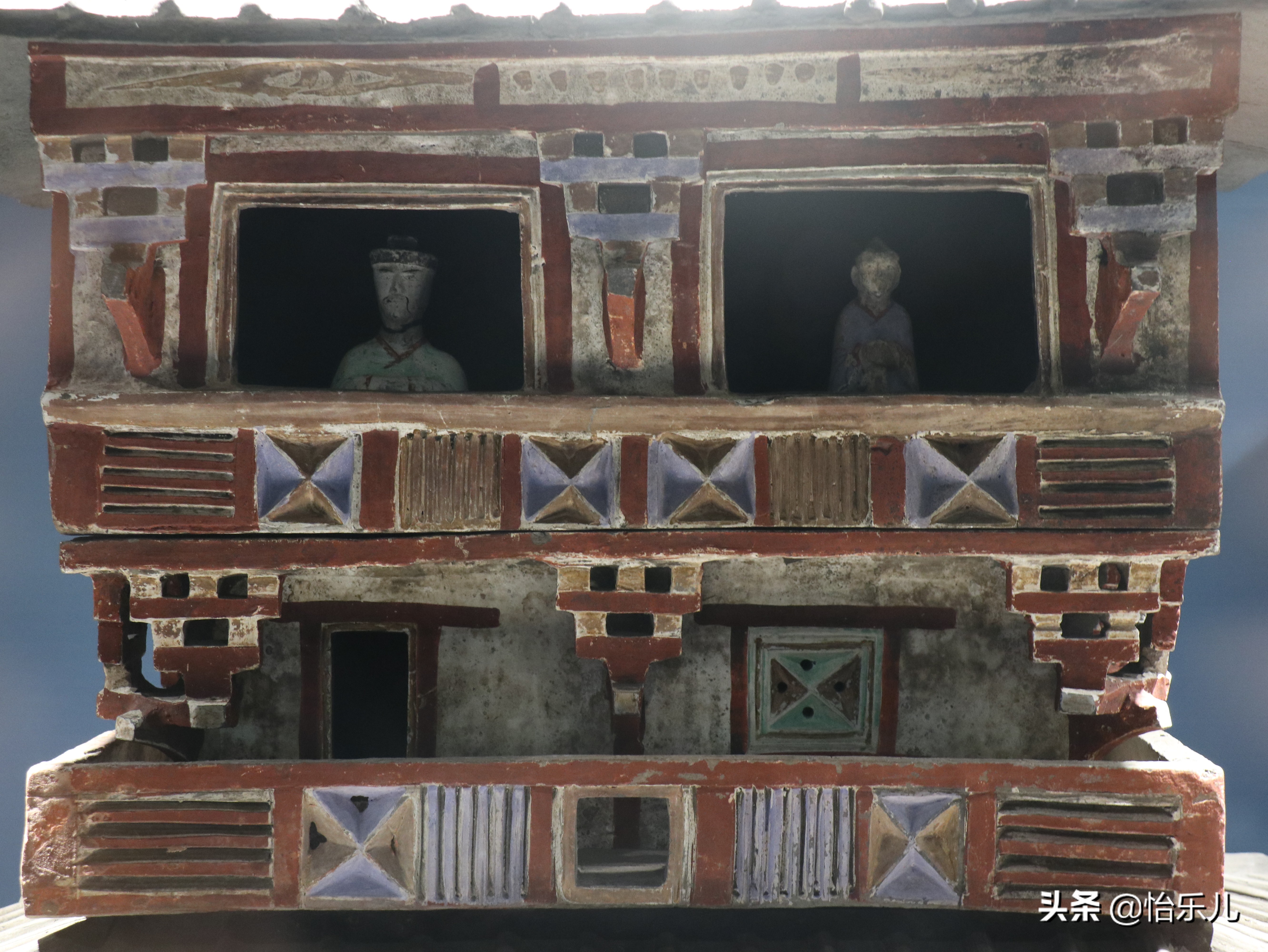 汉代风格房子,汉代二层别墅的建筑外观