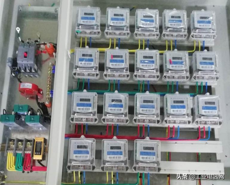 电表及配电箱正确接法,电表箱电杆安装标准接线规范图片