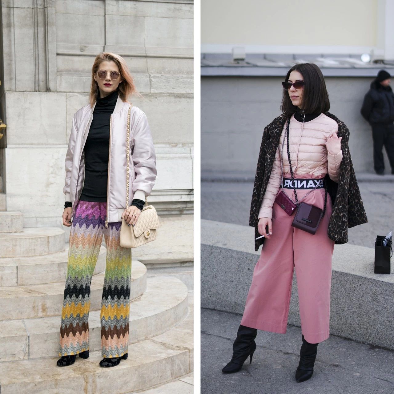 150斤面包服显瘦,面包服加直筒裤