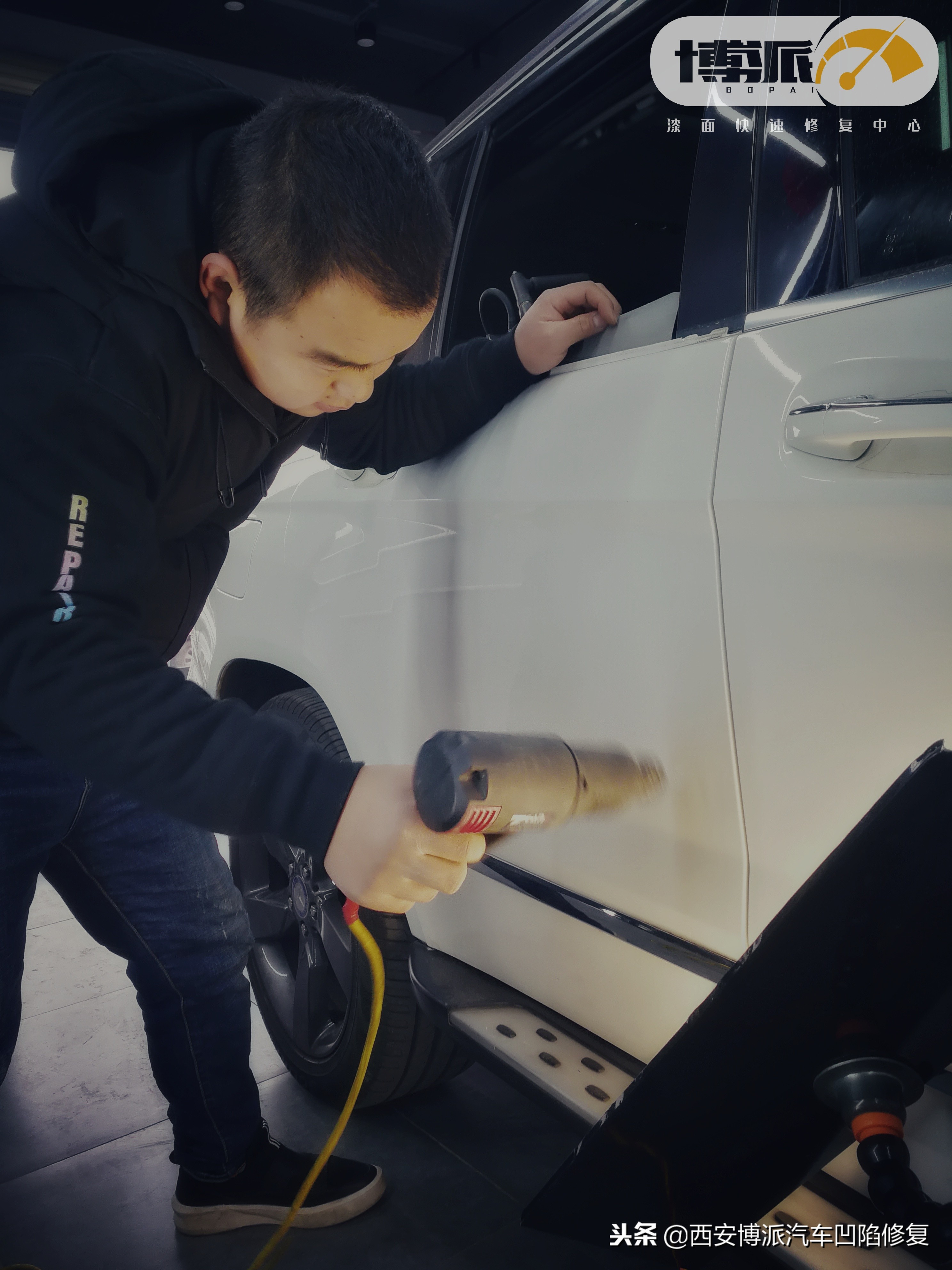 汽车凹陷修复能做到100%吗,汽车凹陷可以从车体里面修复吗