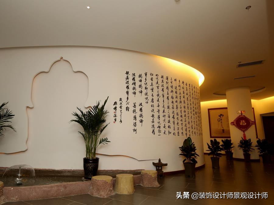 50平米禅意中医养生馆设计图,中医养生理疗会所设计