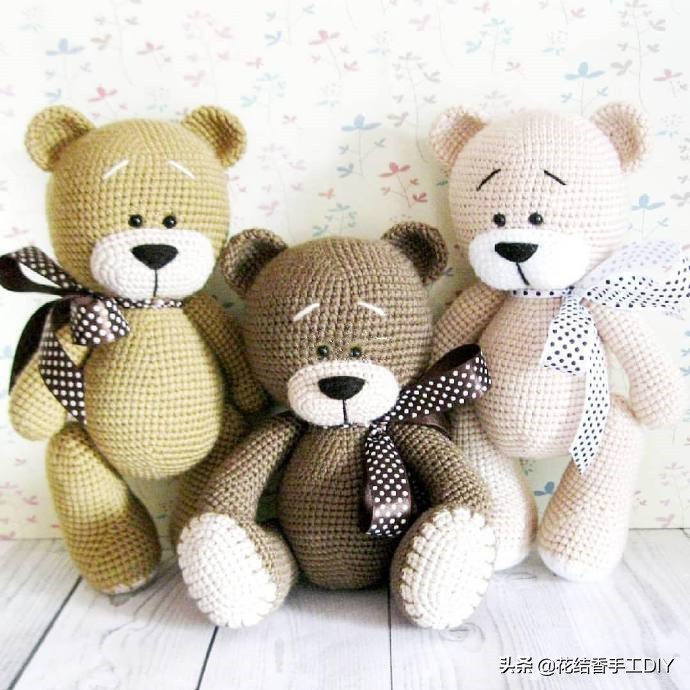 最简单的毛线玩偶钩织,简单好看的毛线钩织玩偶