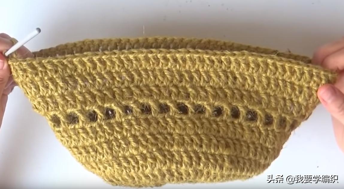 圆筒手提袋钩织教程,女士手提袋钩织全教程视频