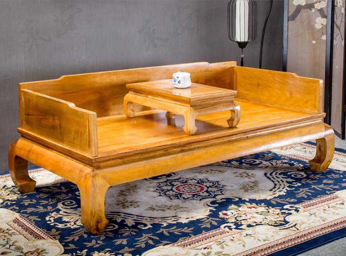 明清家具经典罗汉床,鸡肋家具罗汉床