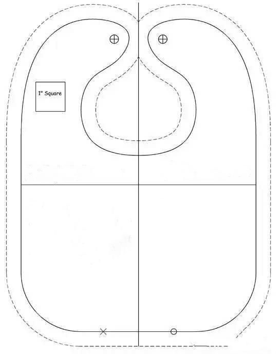 儿童5岁围嘴纯棉布大号,婴儿旧衣服改造围嘴