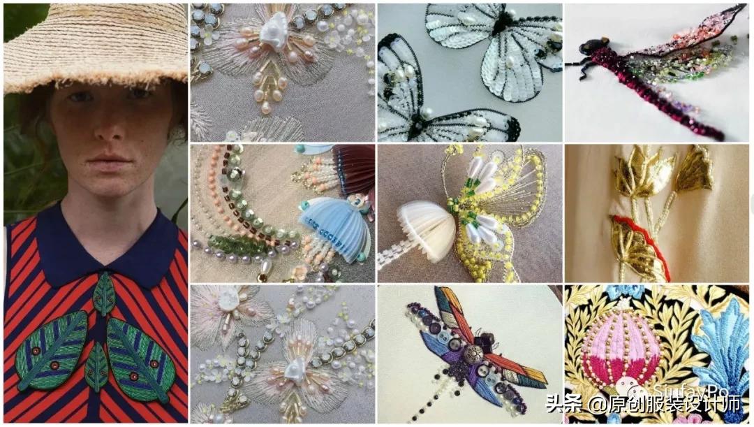 服装绣花工艺大全,服装绣花工艺图解说明