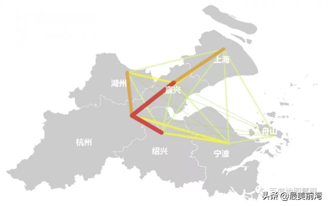 沪杭嘉绍舟,谁与宁波关系最铁?百度大数据眼里的环杭州湾大湾区