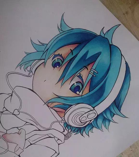 超详细马克笔教程，教你一步一步用马克笔手绘二次元教程！