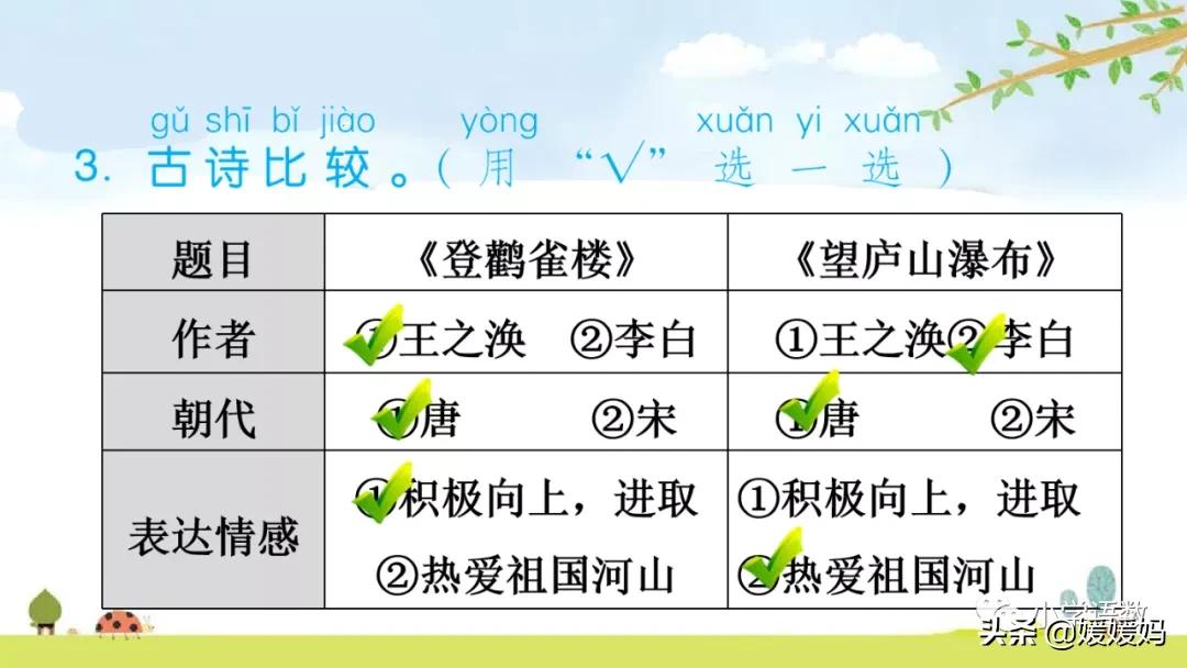 统编版语文二年级上册38古诗二首,语文上册二年级第8课古诗二首