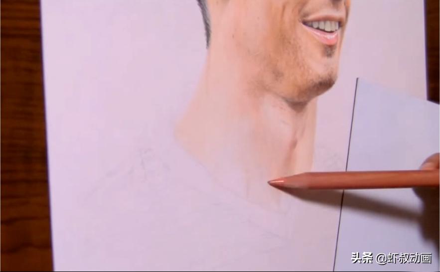 最简单的c罗画法怎么画,彩铅画c罗