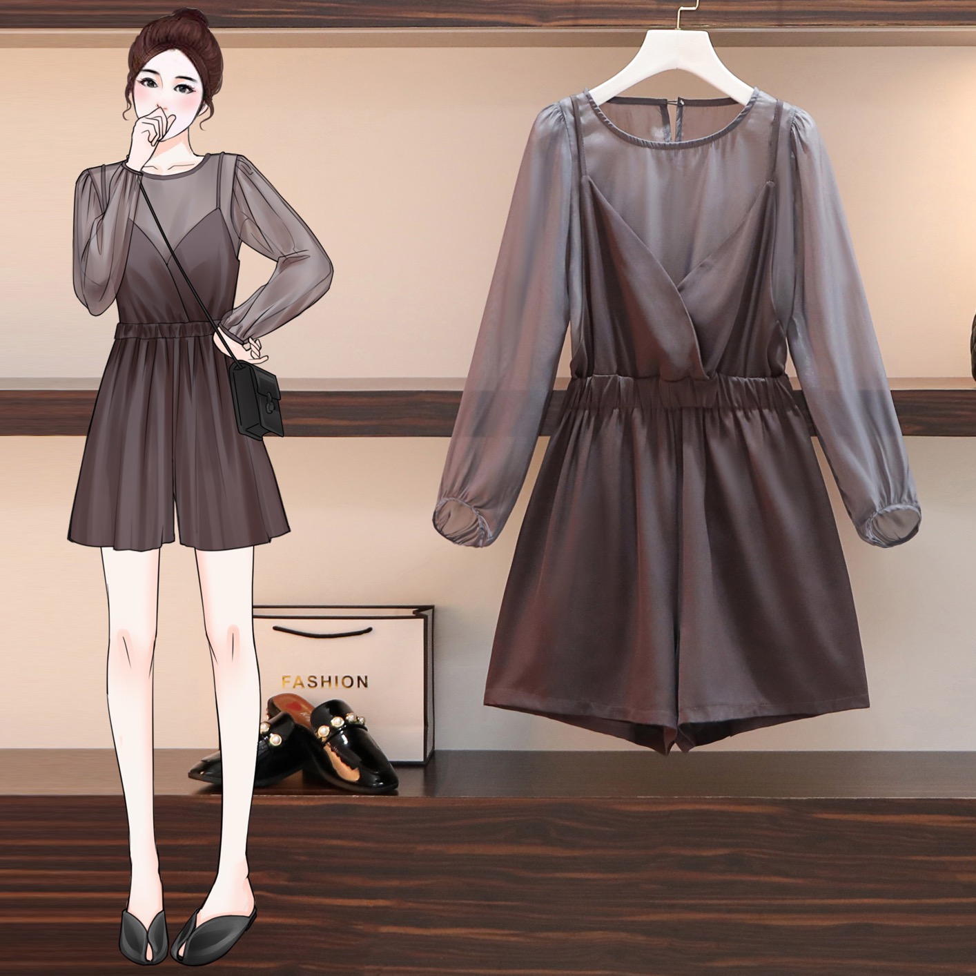 个矮又胖的女生适合穿什么衣服,个矮微胖女士穿搭