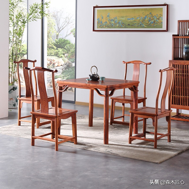 新中式小方桌实木,明式小方桌图片