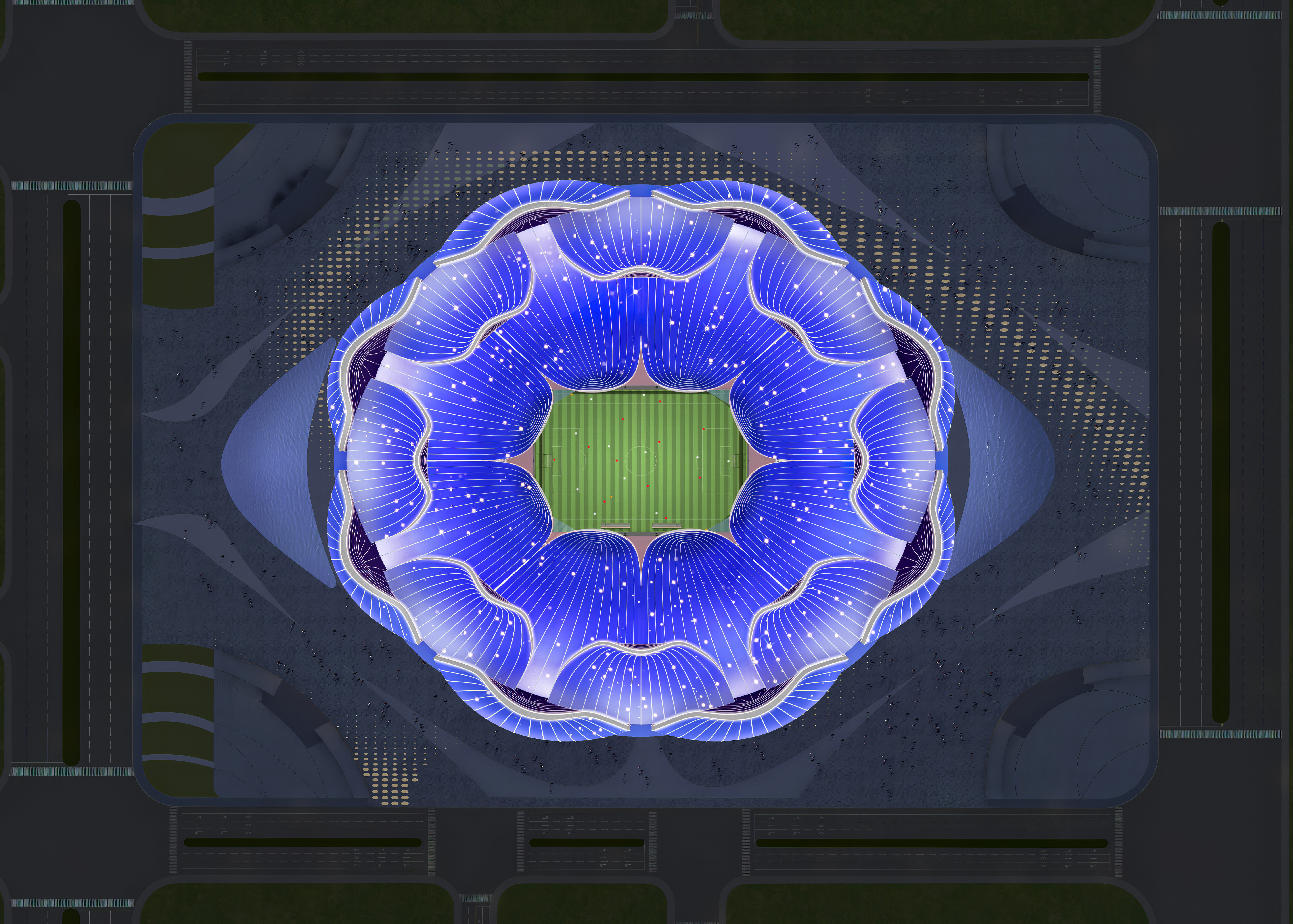 广州恒大足球场最新效果图,震撼恒大足球场