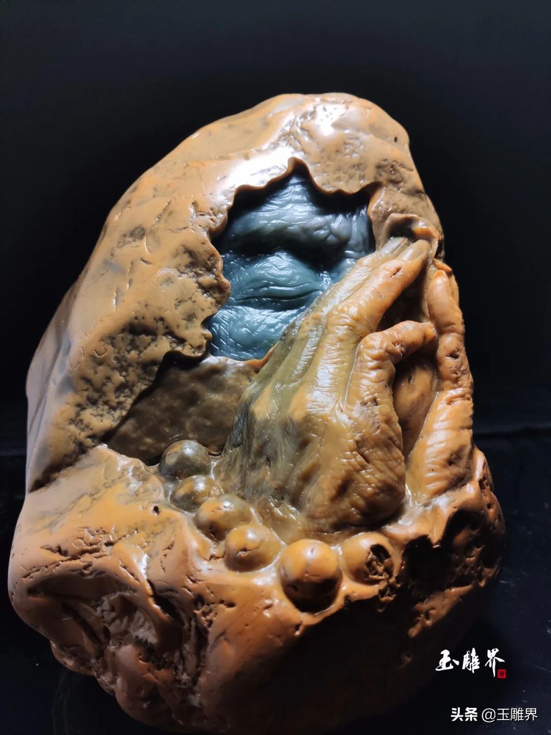 丑到极点的玉雕,丑石黄蜡石