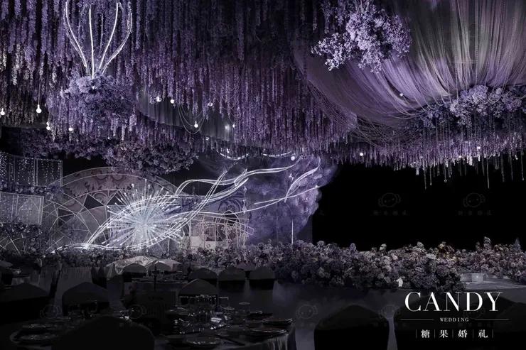 一场美轮美奂的蓝色梦幻婚礼,一场仙境般的梦幻婚礼