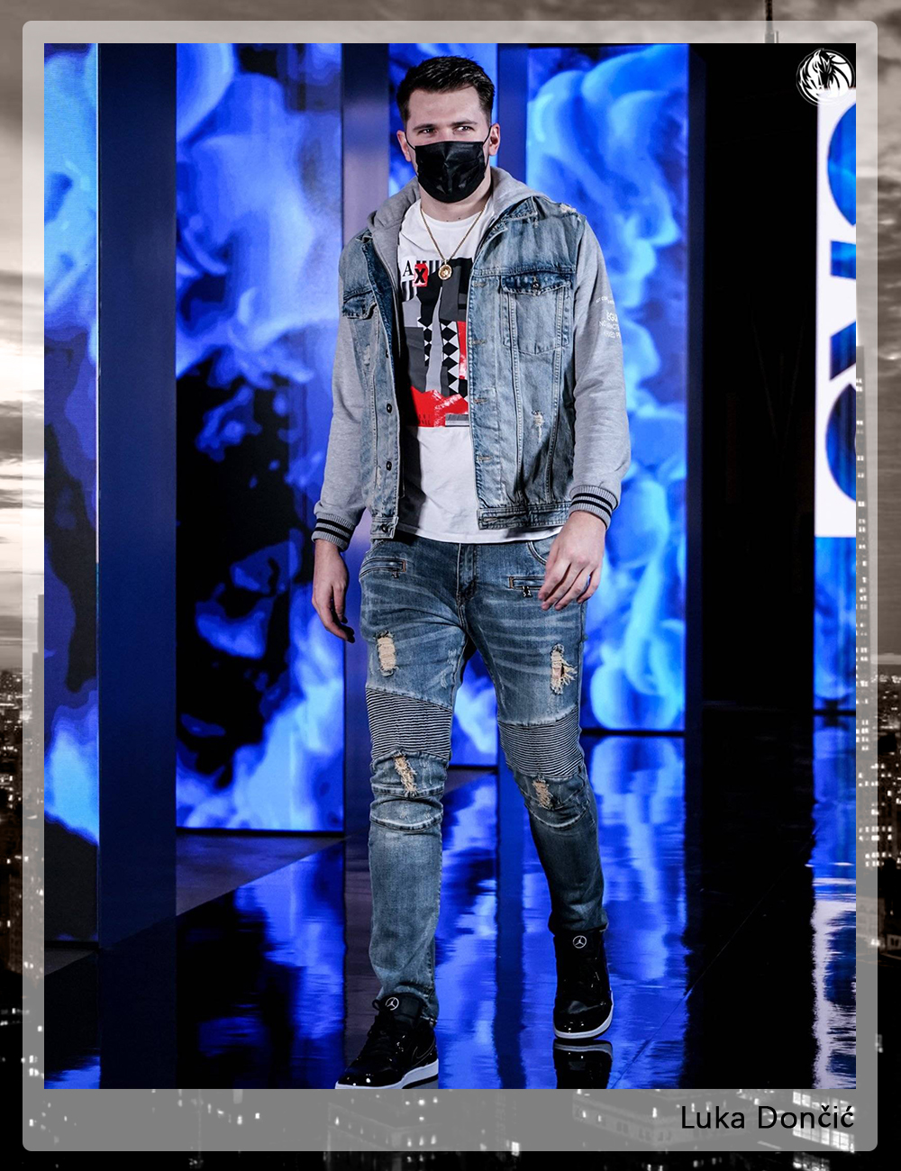 NBA球员通道「牛仔夹克」穿搭示范单品推介