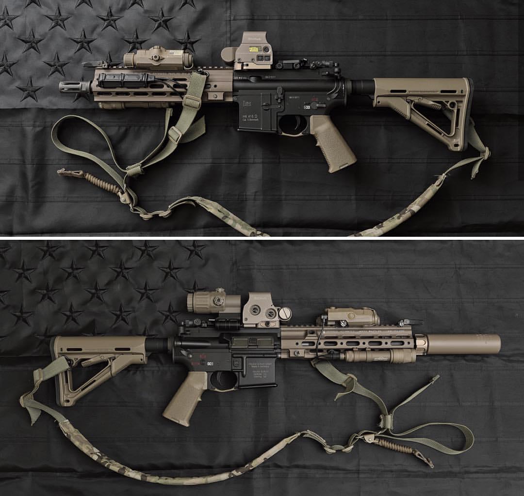 美军hk416和mk18,美军为什么喜欢用hk416