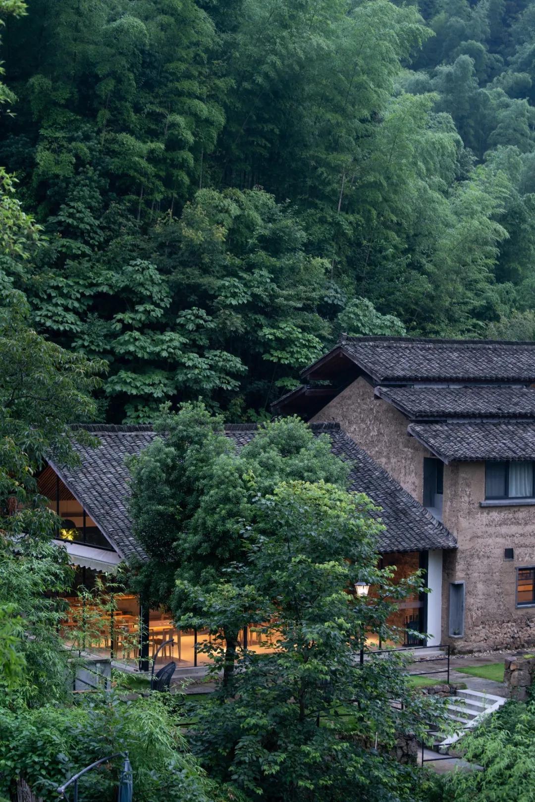 安吉的竹海村落,安吉竹海附近的村子