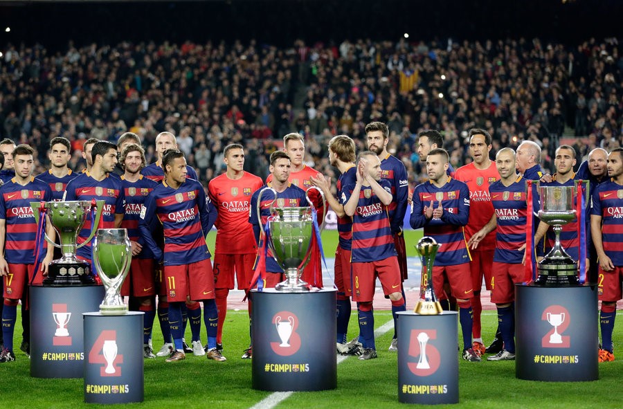 瓜帅和梅西一顿嘱咐后梅西上场,瓜帅告别战梅西