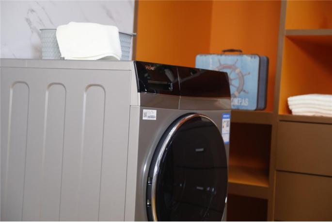 海尔晶彩洗烘一体机烘干教程,海尔洗衣机体验