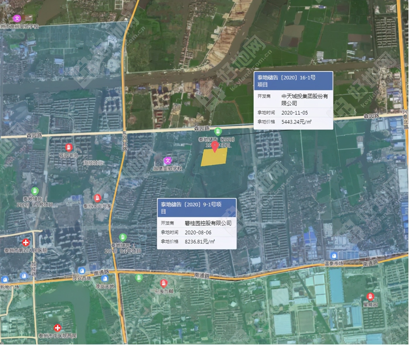 海安市挂牌出让9宗商住地块,南通2021年45宗地块出让