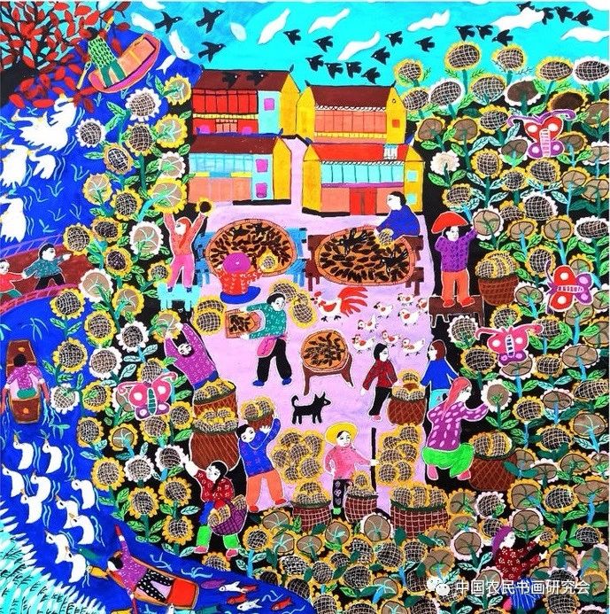 庆丰收感党恩直播,关于中国农民丰收节主题绘画活动