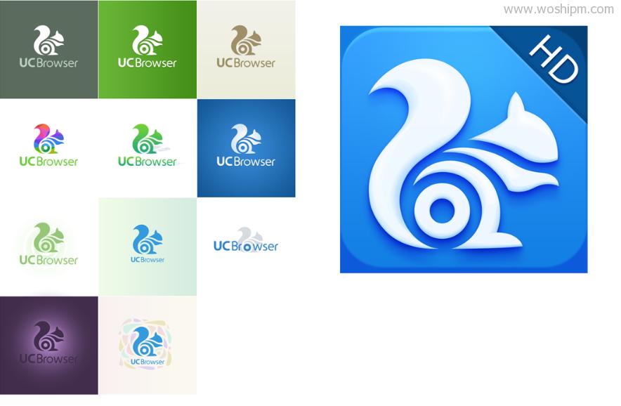 uc浏览器橙色和蓝色图标有区别吗,uc浏览器logo为什么是松鼠