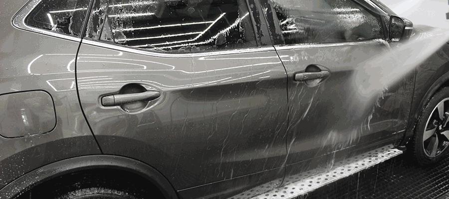 一桶水洗车伤车漆吗,绿田洗车机洗车步骤