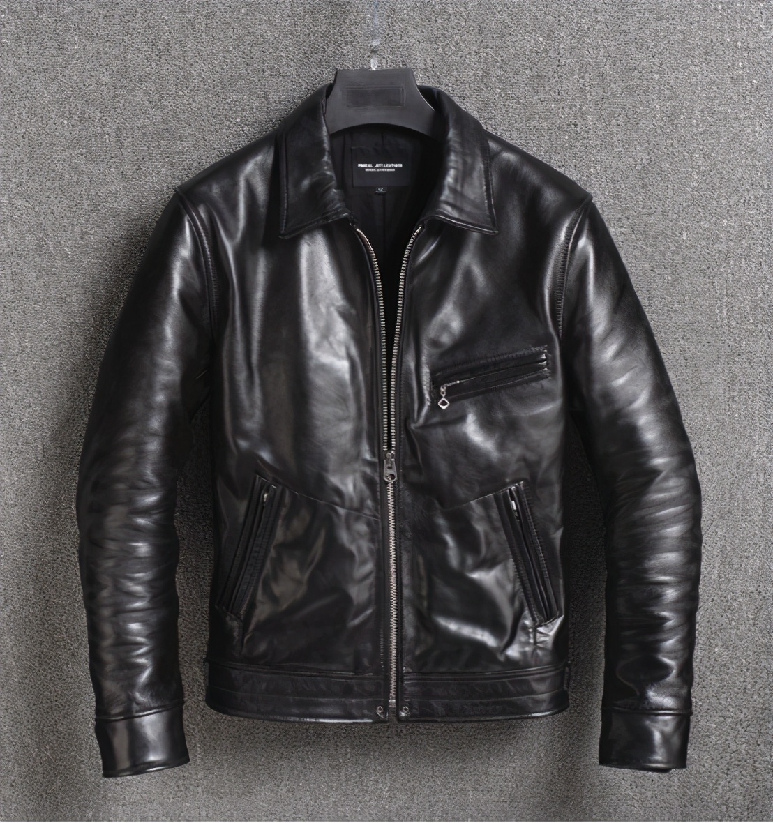 罗蒙复古机车皮衣,想玩机车入门款