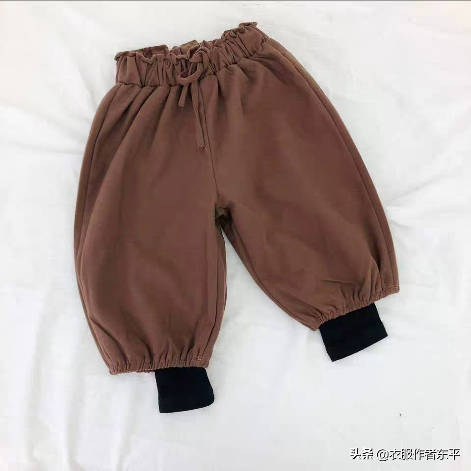 夏天做一件宽松的灯笼裤,宽松背带连体灯笼裤做法