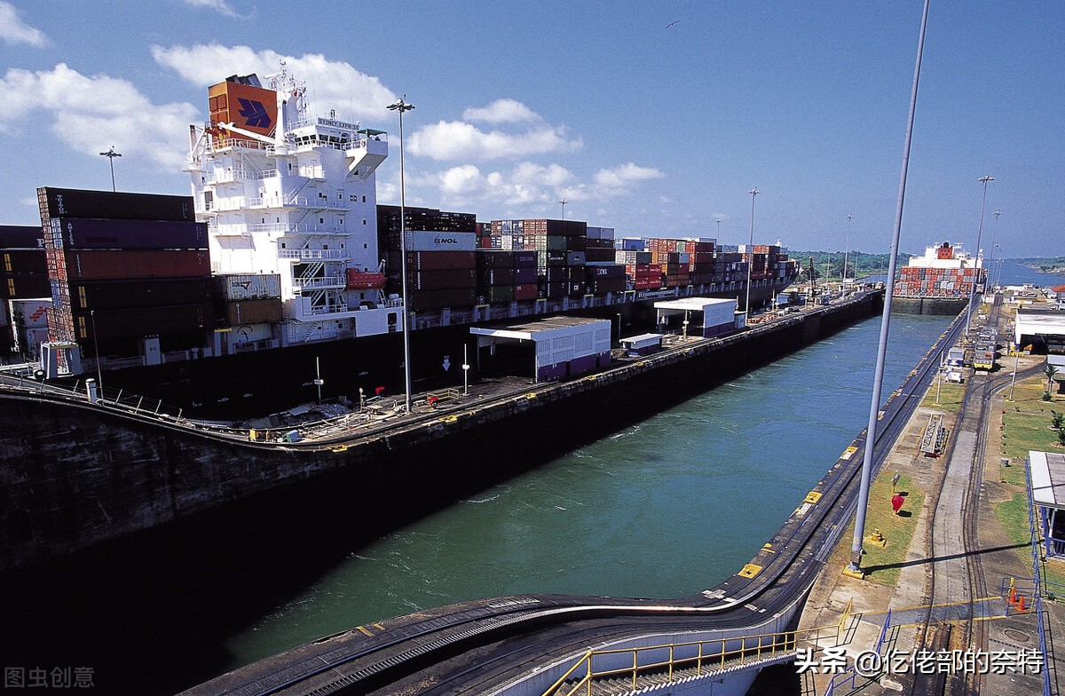 过巴拿马运河的全过程,连接太平洋和大西洋的巴拿马运河