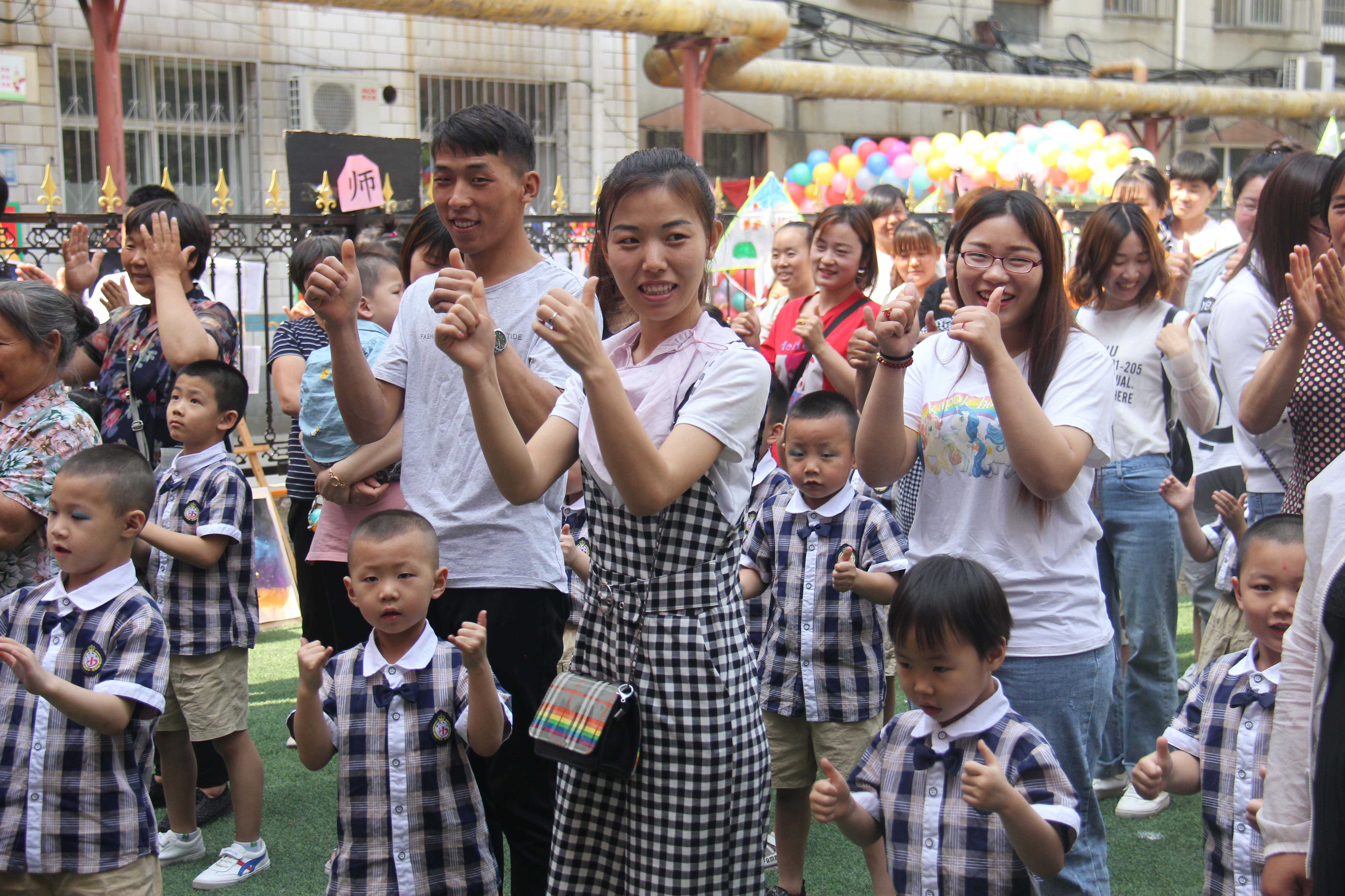 这是石家庄哪家幼儿园?六一活动太壮观啦!