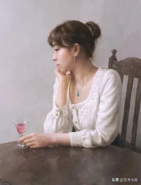 木原和敏人物油画,日本画家超写实人物油画欣赏