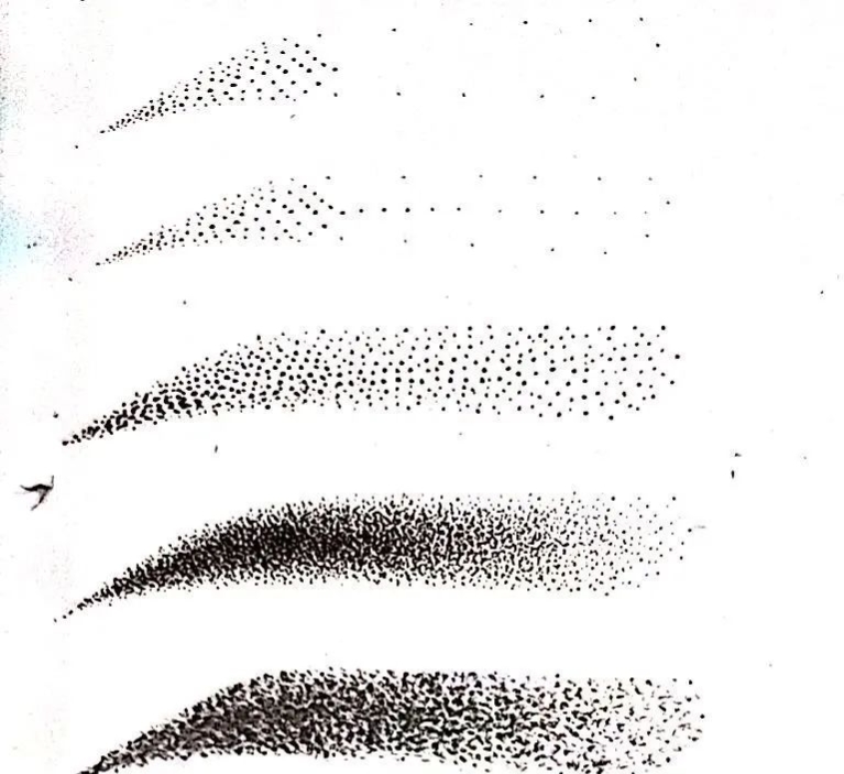 雾眉定框的操作全过程,半永久雾眉定框技巧