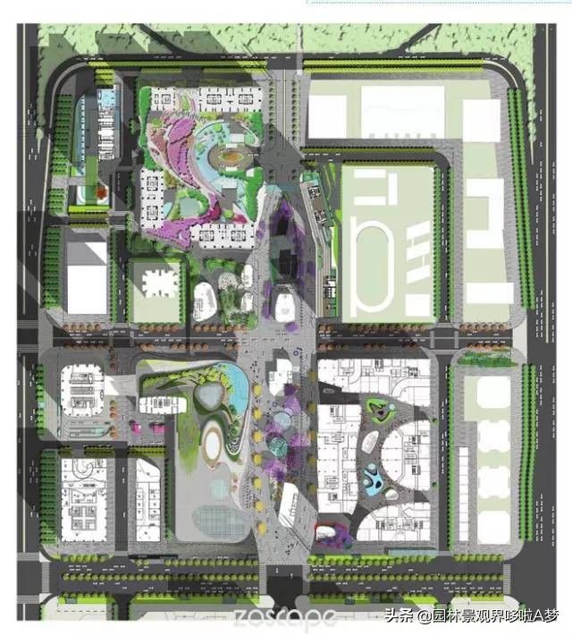100张水景设计图,景观设计元素整理图