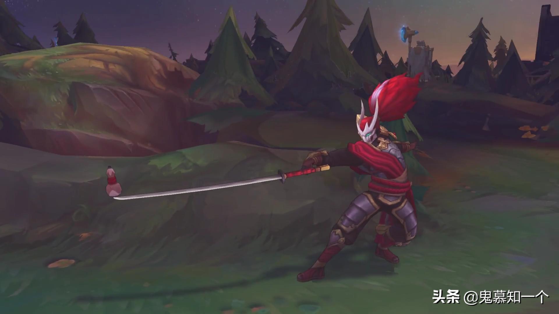 lol3d视角光辉皮肤,lol3d视角黑夜使者亚索高燃