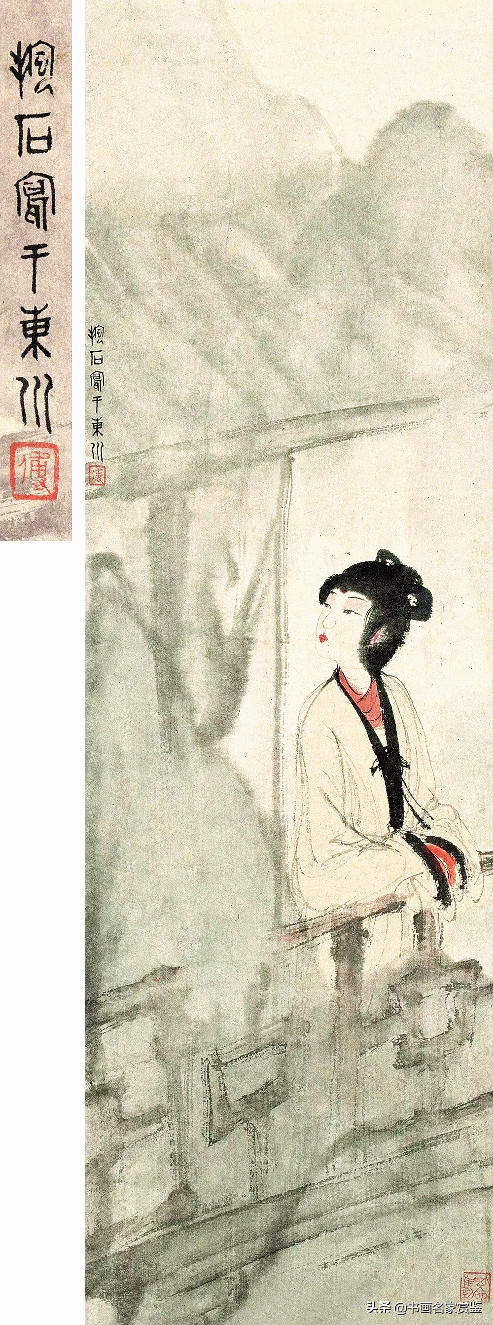 100幅傅抱石作品欣赏,傅抱石人物作品高清大图