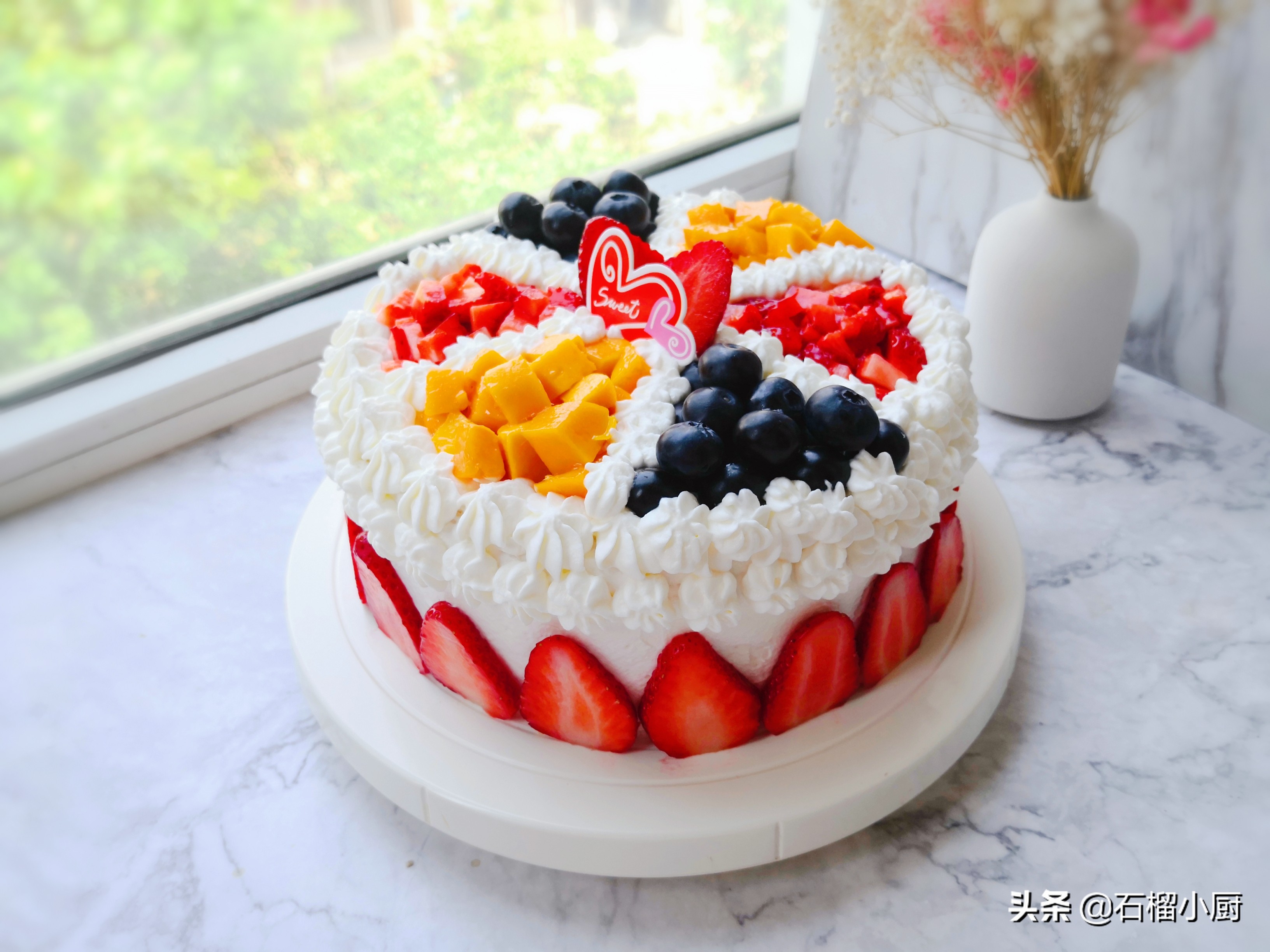 简单又好吃的蛋糕裱花,超简单的蛋糕裱花手残党也可以做