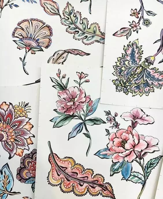 LizCasellaStudio——手绘转印设计工作室作品欣赏